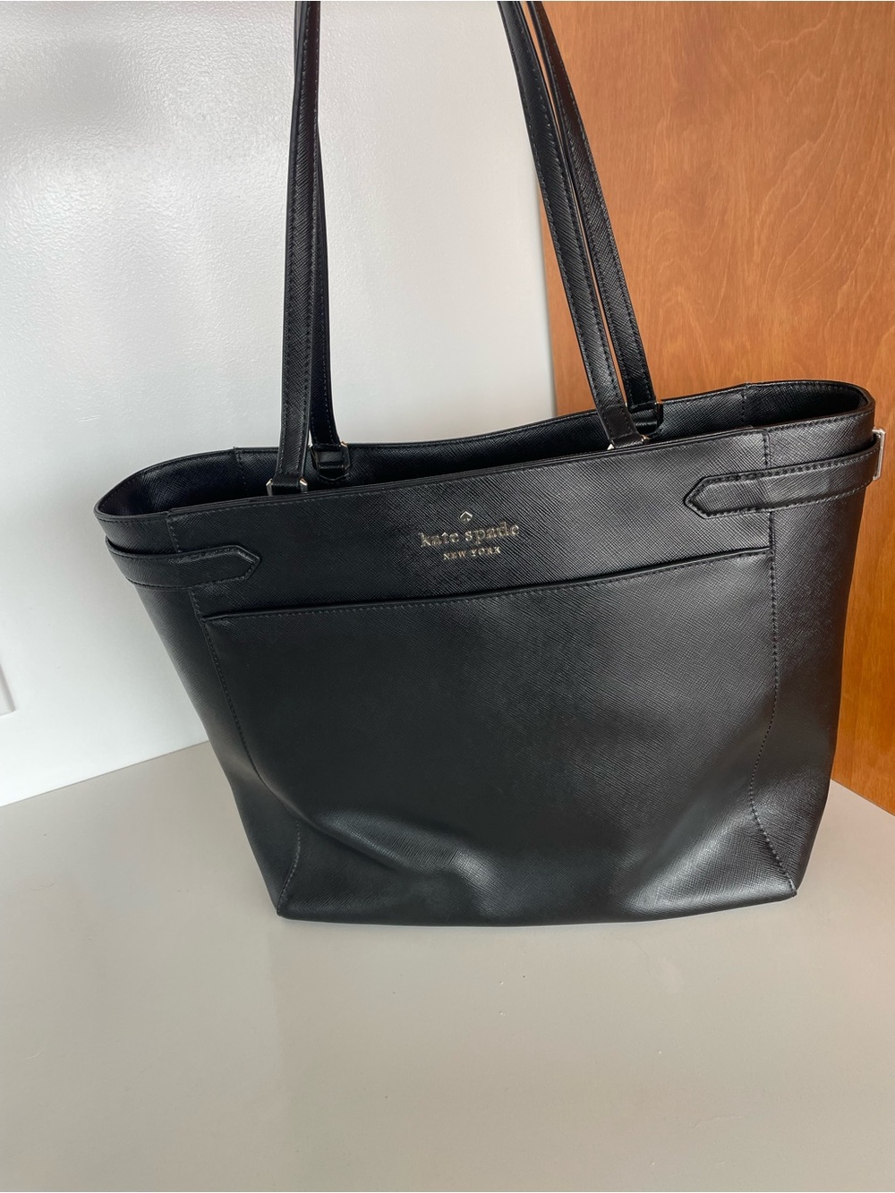 kate spade Black Staci Saffiano Leather large Tote - Picture 2 of 13